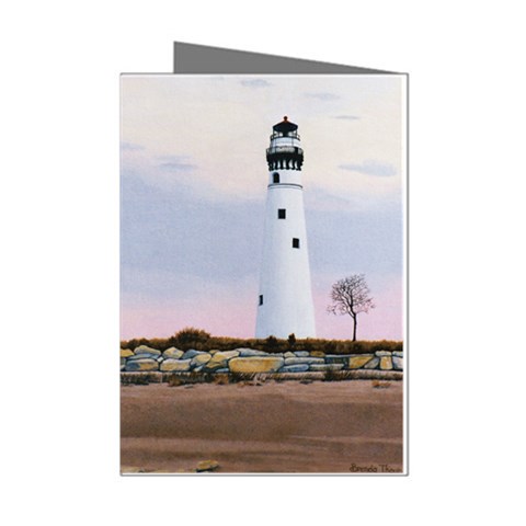 Evening s Light Mini Greeting Cards (Pkg of 8) from ArtsNow.com Left