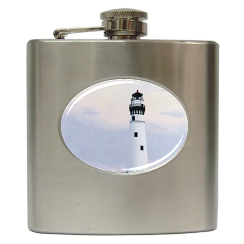 Evening s Light Hip Flask (6 oz) from ArtsNow.com Front