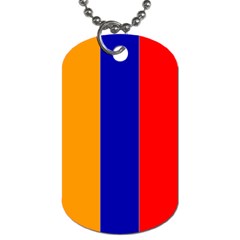 Flag of Armenia Dog Tag (Two Sides) from ArtsNow.com Back