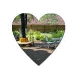 Patio Garden Magnet (Heart)