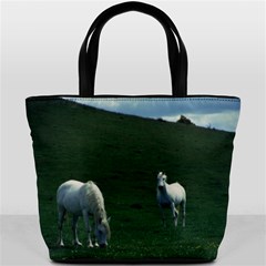 Two White Horses 0002 Bucket Bag from ArtsNow.com Front