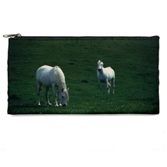 Two White Horses 0002 Pencil Case from ArtsNow.com Front