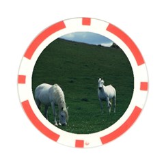 Two White Horses 0002 Poker Chip Card Guard (10 pack) from ArtsNow.com Back