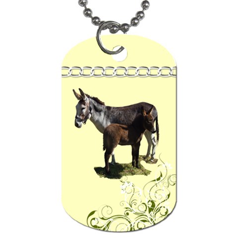 Jennyfoal Dog Tag (One Side) from ArtsNow.com Front