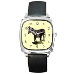 Jennyfoal Square Metal Watch