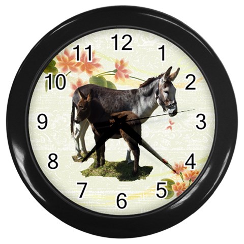 Jennyfoal Wall Clock (Black) from ArtsNow.com Front