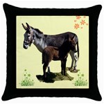 Jennyfoal Throw Pillow Case (Black)