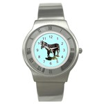 Jennyfoal Stainless Steel Watch