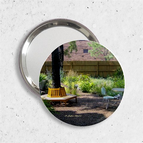 Patio Garden 2.25  Handbag Mirror from ArtsNow.com Front