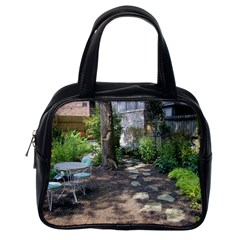 Patio Garden Classic Handbag (Two Sides) from ArtsNow.com Back