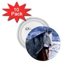 Winter Horses 0004 1.75  Button (10 pack) 
