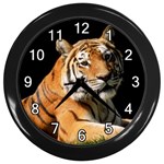 Tiger 0007 Wall Clock (Black)