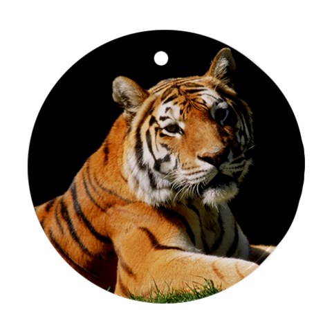 Tiger 0007 Round Ornament (Two Sides) from ArtsNow.com Front
