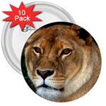 Lioness 0009 3  Button (10 pack)