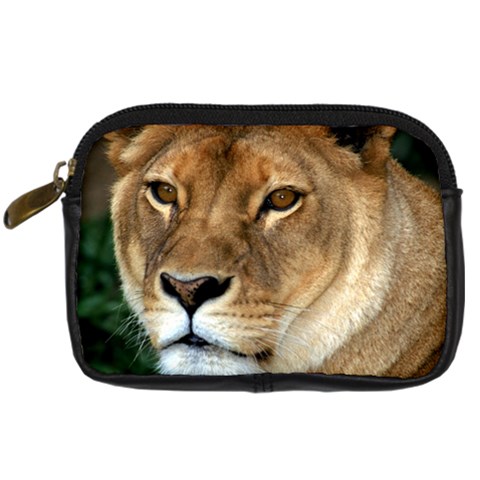 Lioness 0009 Digital Camera Leather Case from ArtsNow.com Front