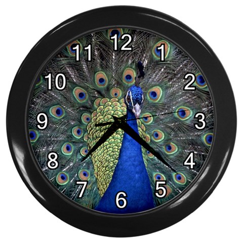 Peocock 0010 Wall Clock (Black) from ArtsNow.com Front