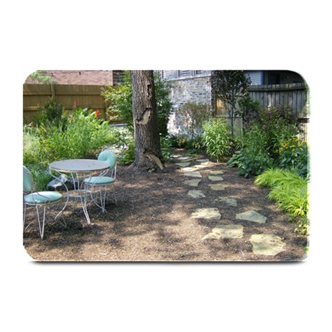 Backyard Garden Place Mat from ArtsNow.com 18 x12  Plate Mat