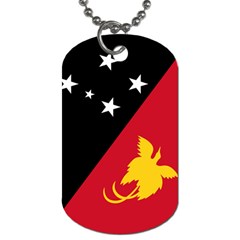 Flag of Papua New Guinea Dog Tag (Two Sides) from ArtsNow.com Back