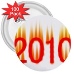 2010 3  Button (100 pack)
