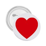 Red Heart 2.25  Button