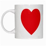 Red Heart White Mug