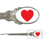 Red Heart Letter Opener