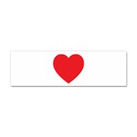 Red Heart Sticker Bumper (10 pack)