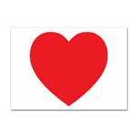 Red Heart Sticker A4 (100 pack)