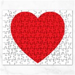Red Heart Jigsaw Puzzle (Rectangular)