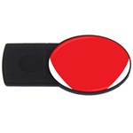 Red Heart USB Flash Drive Oval (4 GB)