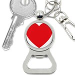 Red Heart Bottle Opener Key Chain