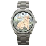 Golden Retriever Sport Metal Watch