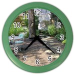 The Quiet Garden Color Wall Clock