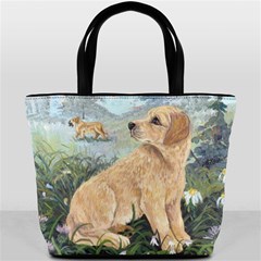 Golden Retriever Bucket Bag from ArtsNow.com Front