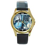 Avatar Watch Round Gold Metal Watch