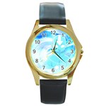 Avatar Watch Round Gold Metal Watch