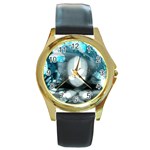 Avatar Watch Round Gold Metal Watch