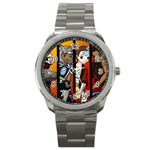 Avatar Wallet Sport Metal Watch