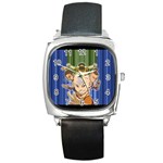 Avatar Wallet Square Metal Watch