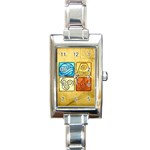 Avatar Watch Rectangular Italian Charm Watch