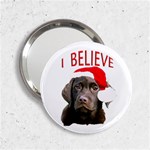 chocolate_lab_SANTA_copy copy 2.25  Handbag Mirror