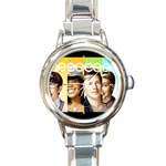 akepmg Round Italian Charm Watch