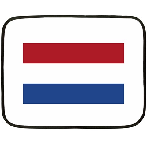 Dutch (Netherlands) Flag Mini Fleece Blanket(Two Sides) from ArtsNow.com 35 x27  Blanket Front