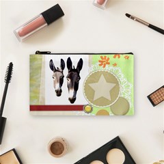 Two donks Cosmetic Bag (Small) from ArtsNow.com Front