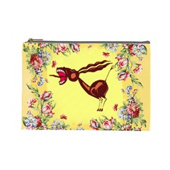Braying Donkey Cosmetic Bag (Large) from ArtsNow.com Front