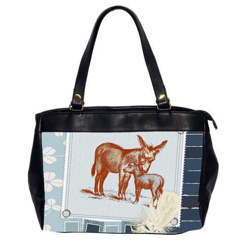 Donkey 9 Oversize Office Handbag (Two Sides) from ArtsNow.com Front