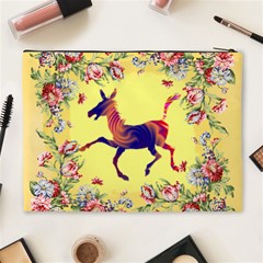 Funny Donkey Cosmetic Bag (XL) from ArtsNow.com Back