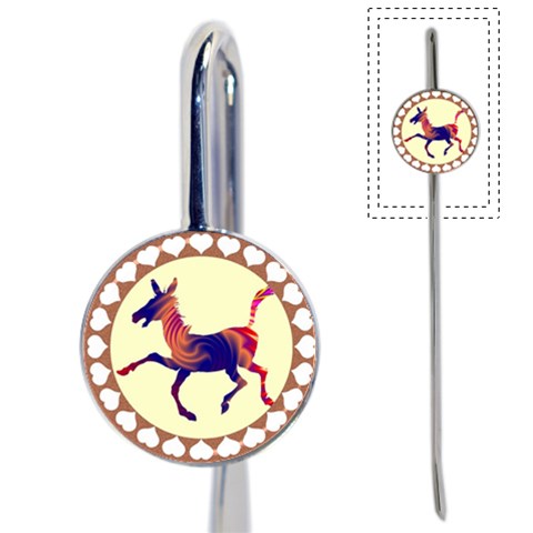 Funny Donkey Book Mark from ArtsNow.com Front