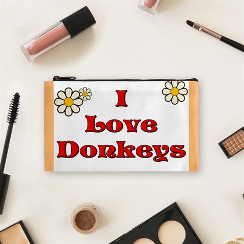 Love Donks Cosmetic Bag (Small) from ArtsNow.com Front