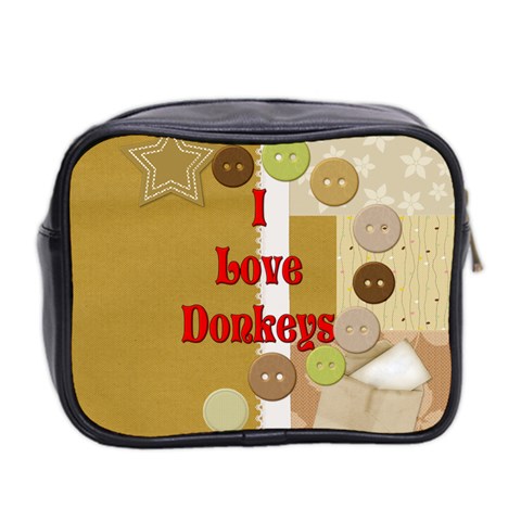 Love Donks Mini Toiletries Bag (Two Sides) from ArtsNow.com Back